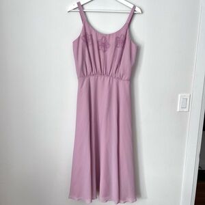 Vintage mauve midi dress